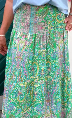 Clearance Nederdel - 5201 / 5849 - Verde Nederdele