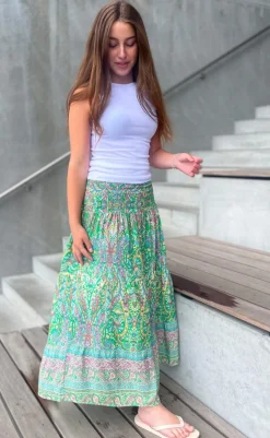 Clearance Nederdel - 5201 / 5849 - Verde Nederdele