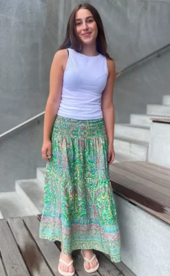 Clearance Nederdel - 5201 / 5849 - Verde Nederdele