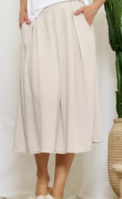 Discount Nederdel - Leona - Sabbia Nederdele