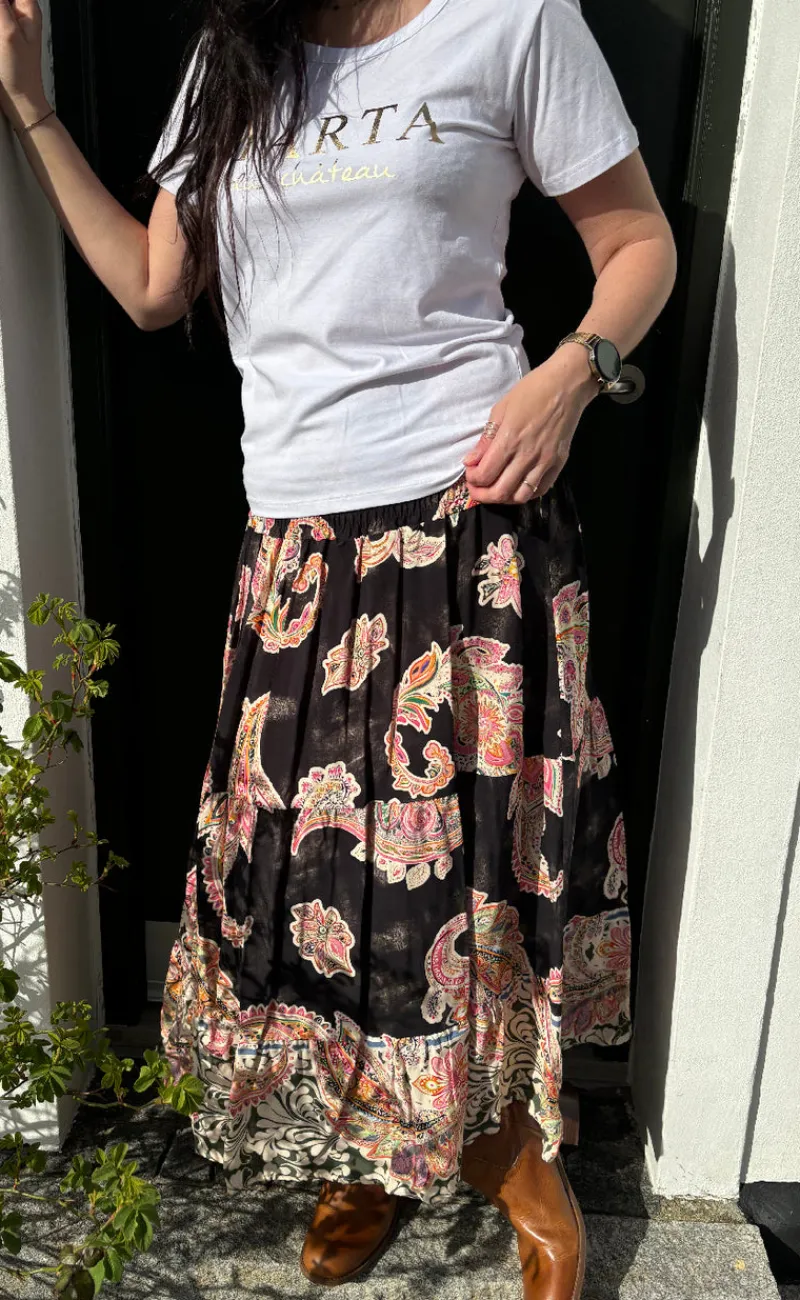 Outlet Nederdel - Princess - Nero 7512 Nederdele