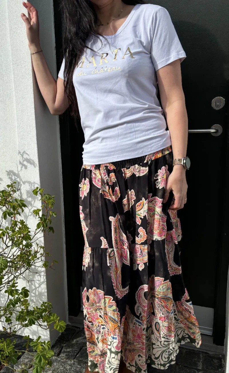 Outlet Nederdel - Princess - Nero 7512 Nederdele