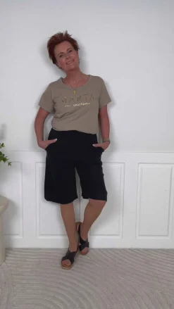 Outlet Shorts - Jessica - Black Shorts