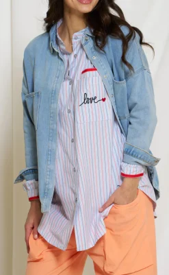 Skjorte - Lydie - Blue Skjorter