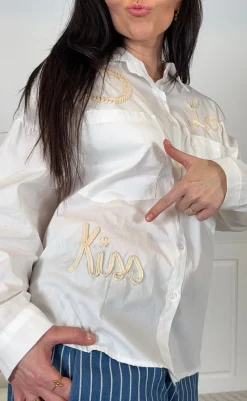 Clearance Skjorte - Carine - White Skjorter