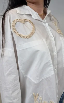 Clearance Skjorte - Carine - White Skjorter