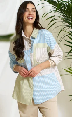 Skjorte - Blandine - Multi Beige Skjorter