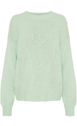 Hot Strik - Aurorette - Menta Striktrøjer & Sweat