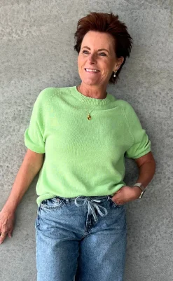 Clearance Strik - Blanca - Mint Striktrøjer & Sweat