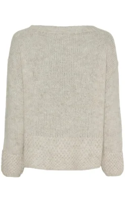 Online Strik - Lenora - Crema Striktrøjer & Sweat