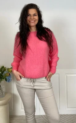 Discount Strik - Rosa - Pink Striktrøjer & Sweat