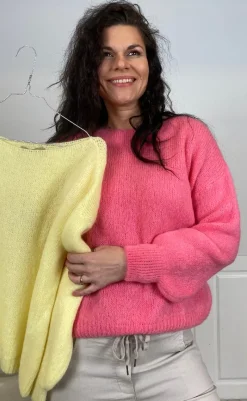 Discount Strik - Rosa - Pink Striktrøjer & Sweat