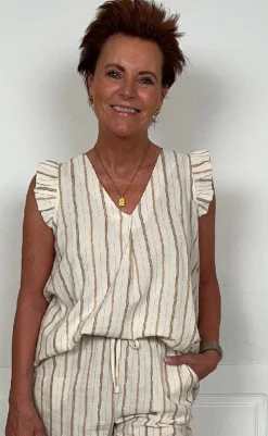 Top - Angelica - Brown T-shirts & Toppe