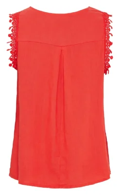 Top - Holly - Red T-shirts & Toppe