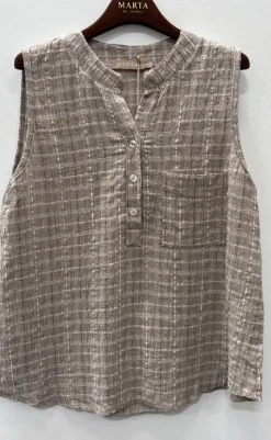 Top - Natalia - Brown T-shirts & Toppe