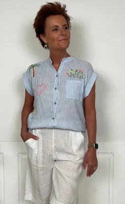 Online Top - Nikita - Celeste T-shirts & Toppe