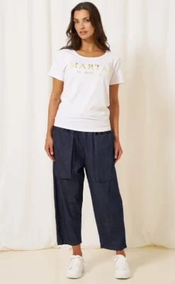 New T-shirt - Jeanette -  Optisk White T-shirts & Toppe