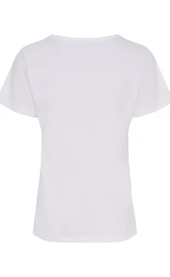 New T-shirt - Jeanette -  Optisk White T-shirts & Toppe