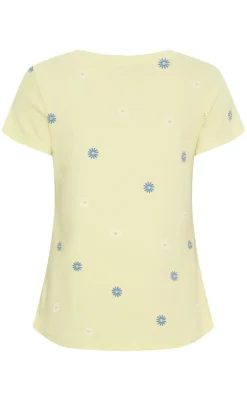 Clearance T-Shirt - Cecilie - Giallo T-shirts & Toppe