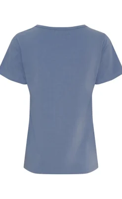 Discount T-shirt - Jeanette -  Denim Blue T-shirts & Toppe