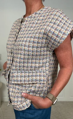 Clearance Vest - Loretta - Blue Veste