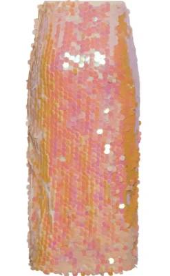 Online Nederdel - Lubinu - Cadmium Orange Nederdele