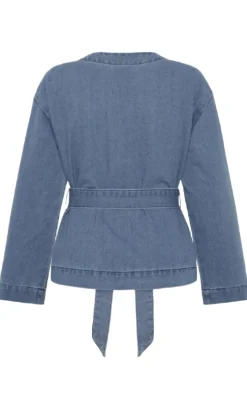 Skjorte - Nila - Medium Blue Skjorter