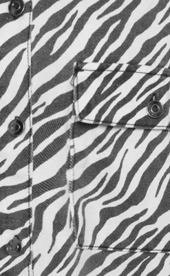 Skjorte - Noliana Zebra Denim - Black Skjorter|Striktrøjer & Sweat