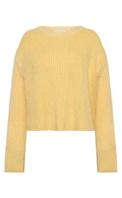 Best Striktrøje - Colina Jumper - Pastel Yellow Striktrøjer & Sweat