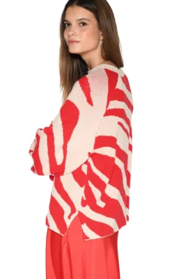 Online Striktrøje - Dania - Fiery Red Striktrøjer & Sweat