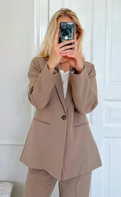 Discount Blazer - Avery Suit - Dusty Brown Blazere & Indejakker