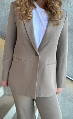 Discount Blazer - Avery Suit - Dusty Brown Blazere & Indejakker