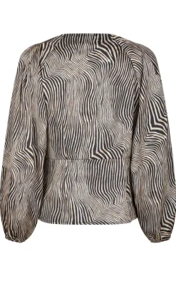 Best Bluse - Istana Floating Wave - Dark Sand Bluser