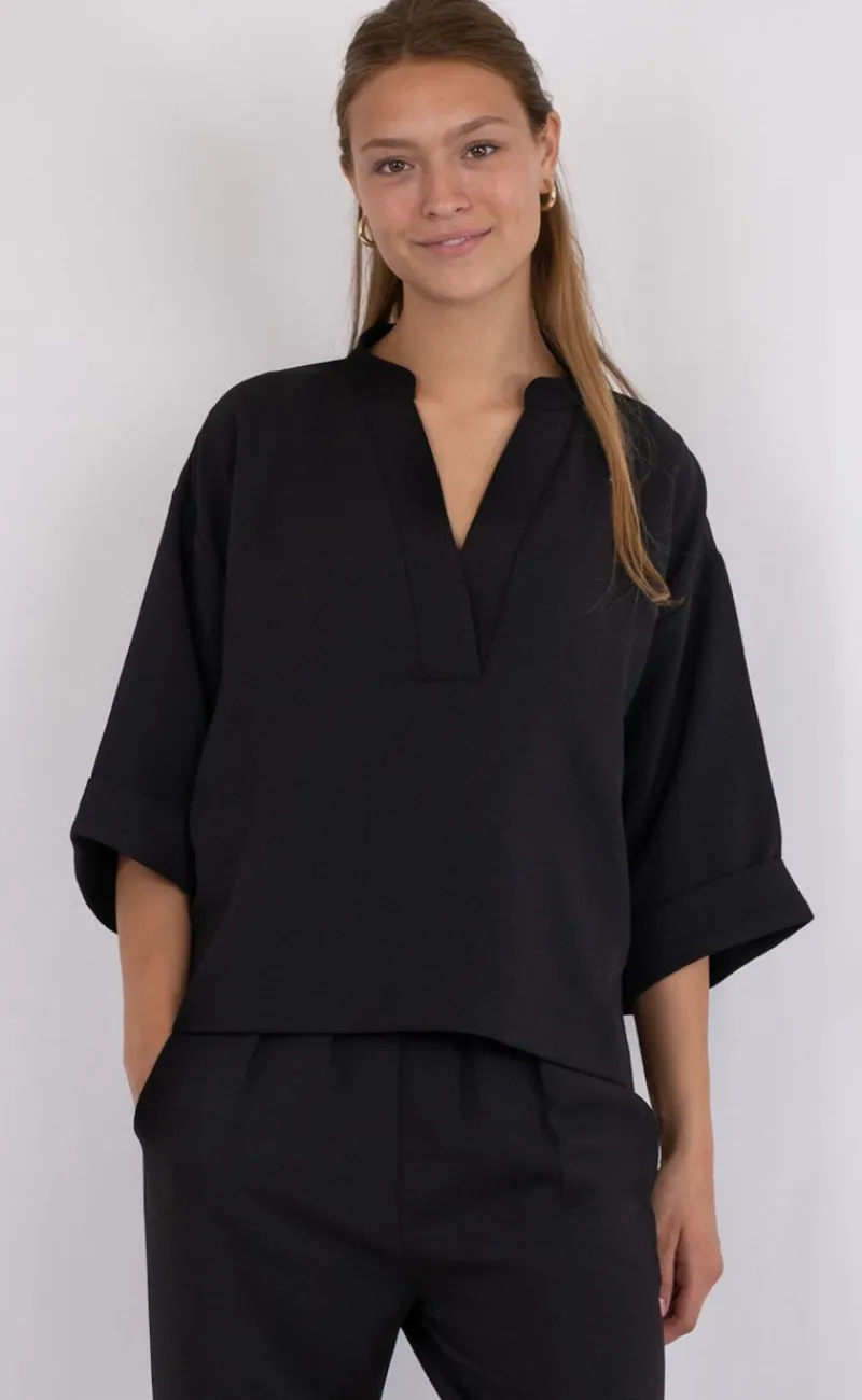 Online Bluse - Luma - Black Bluser