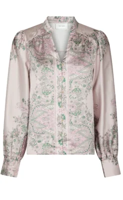Sale Bluse - Massima Paisley Border - Rose Bluser