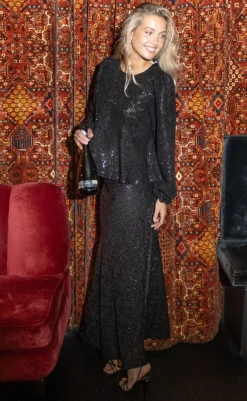 Sale Bluse - Rizzo Sequins - Black Bluser