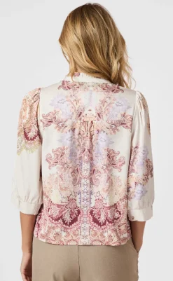 Discount Bluse - Roselle Artist - Ivory Bluser