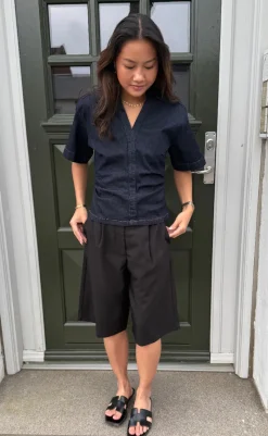 Clearance Bluse - Spenda - Dark Blue Bluser