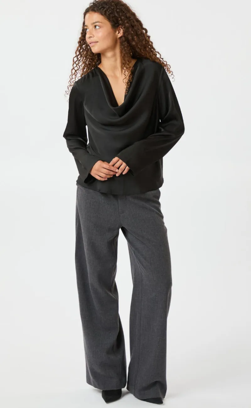 Hot Bluse - Vallista - Black Bluser