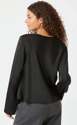 Hot Bluse - Vallista - Black Bluser