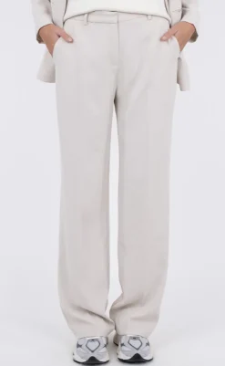 Best Bukser - Alice Woven - Ivory Bukser & Jeans