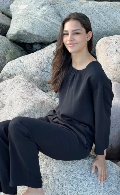 Discount Bukser - Lotan - Black Bukser & Jeans