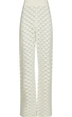 Discount Bukser - Rizzy Chrochet - Off White Bukser & Jeans