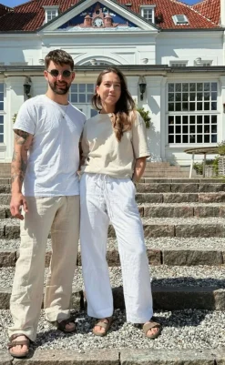 Hot Bukser - Sonar Linen - White Bukser & Jeans