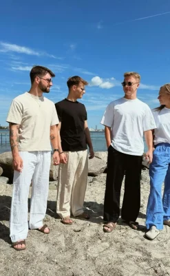 Hot Bukser - Sonar Linen - White Bukser & Jeans