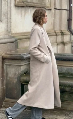 Discount Frakke - Williams - Beige Melange Jakker & Frakker|Alt Overtøj