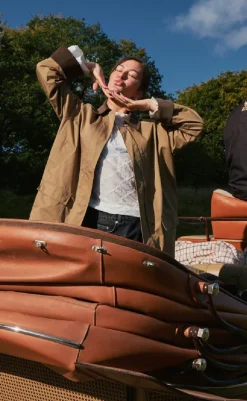 Jakke - Anastacia Cord - Dark Tan Jakker & Frakker|Alt Overtøj