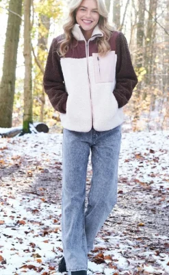 Sale Jakke - Eagle Teddy - Burgundy Jakker & Frakker|Alt Overtøj