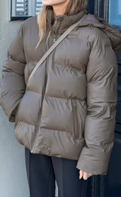 New Jakke - Fox Puffer - Dark Taupe Jakker & Frakker|Alt Overtøj