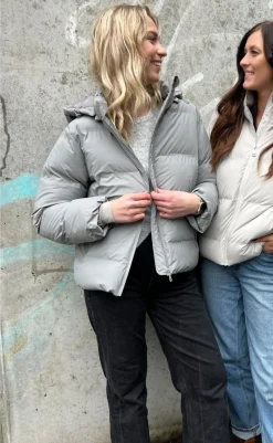 Jakke - Fox Puffer - Light Grey Jakker & Frakker|Alt Overtøj